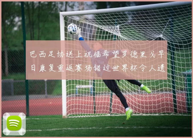 巴西足协送上祝福希望罗德里戈早日康复重返赛场错过世界杯令人遗憾